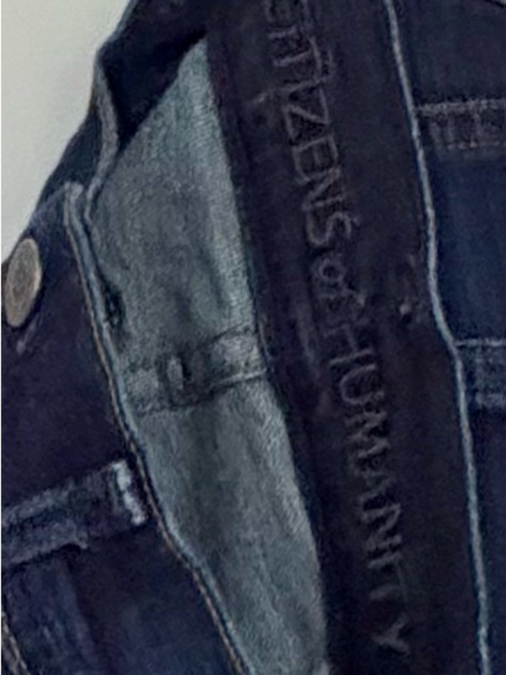 Citizens Of Humanity| Deep Indigo Denim High-Rise Rocket Skinny Jeans Sz 27 - Picture 7 of 10